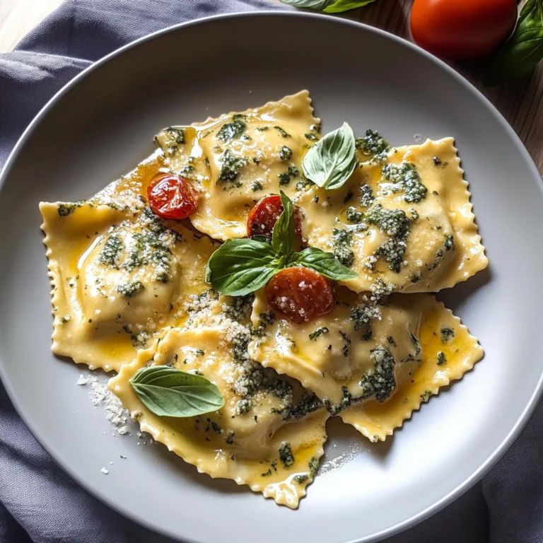 Indulge in Creamy Tuscan Ravioli: A Cozy Delight