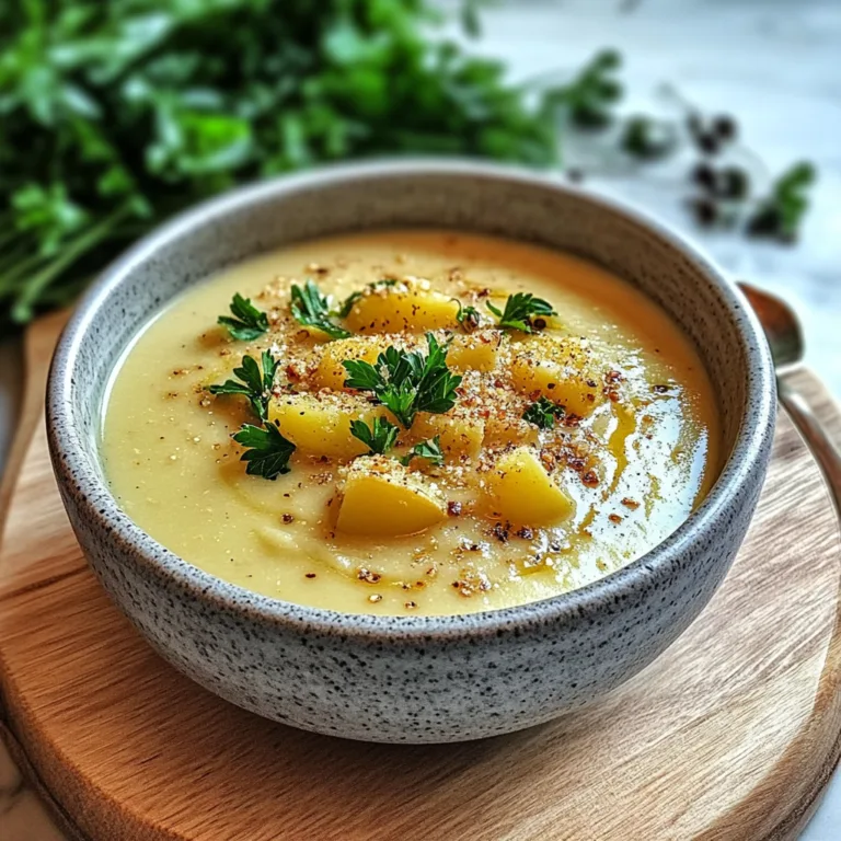 Creamy Roasted Garlic Potato Soup for Cozy Nights