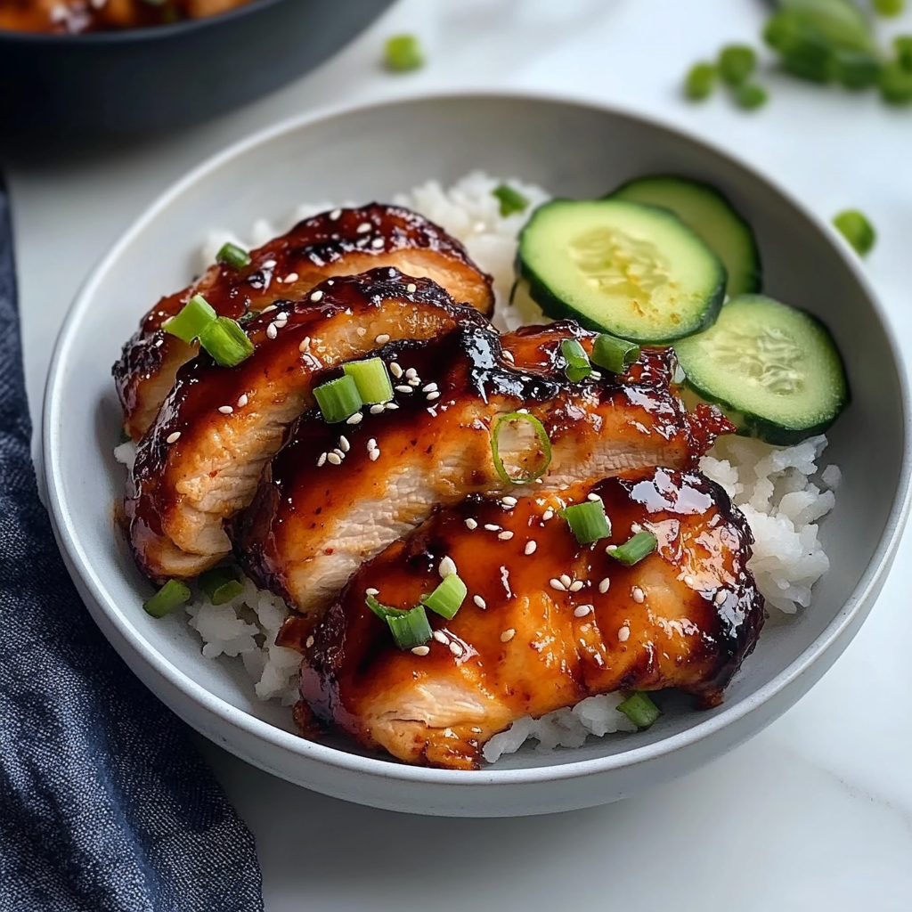 Recipe preparation for Honey Gochujang Chicken (Air Fryer )