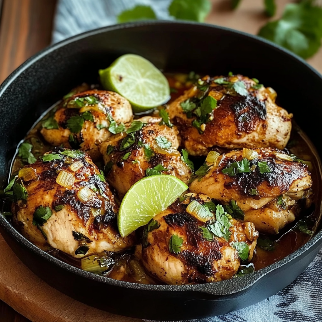 Recipe preparation for Chili Lime Chicken