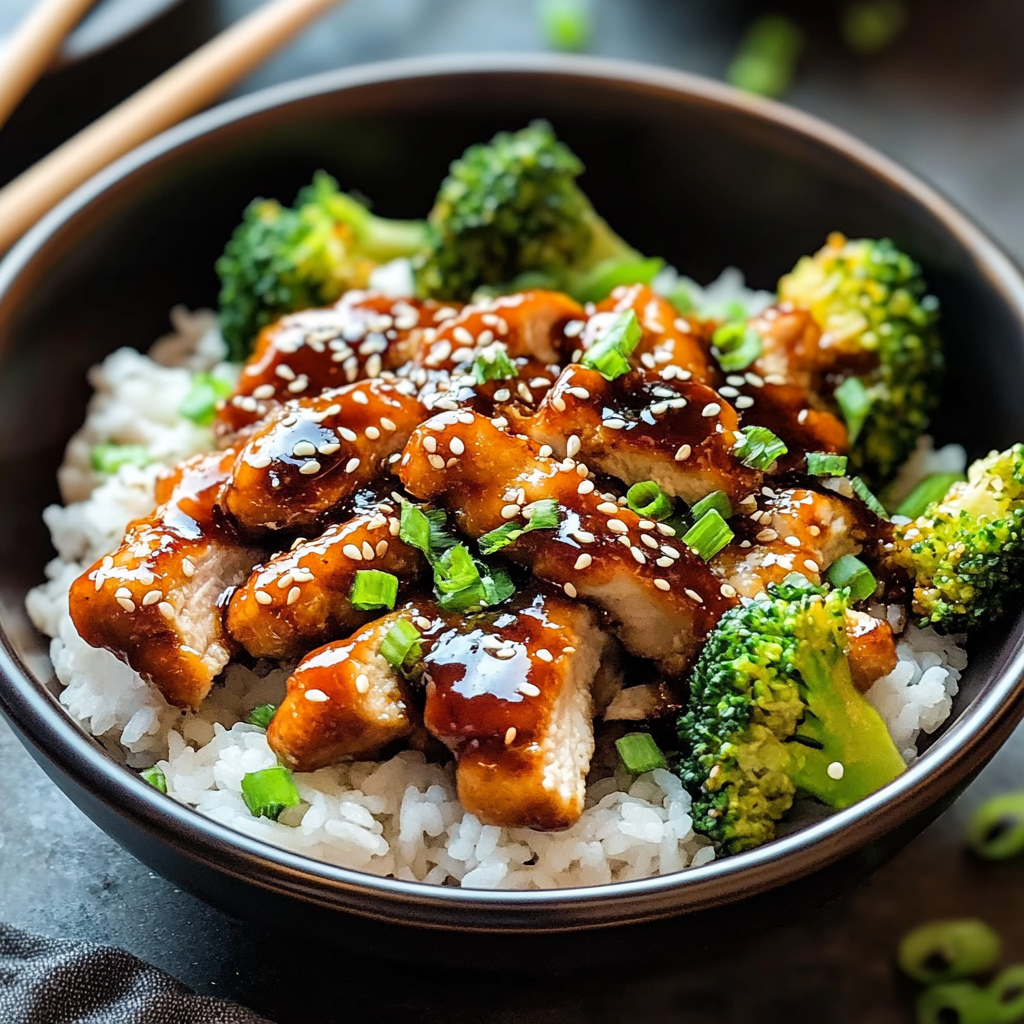 Recipe preparation for Sesame Chicken