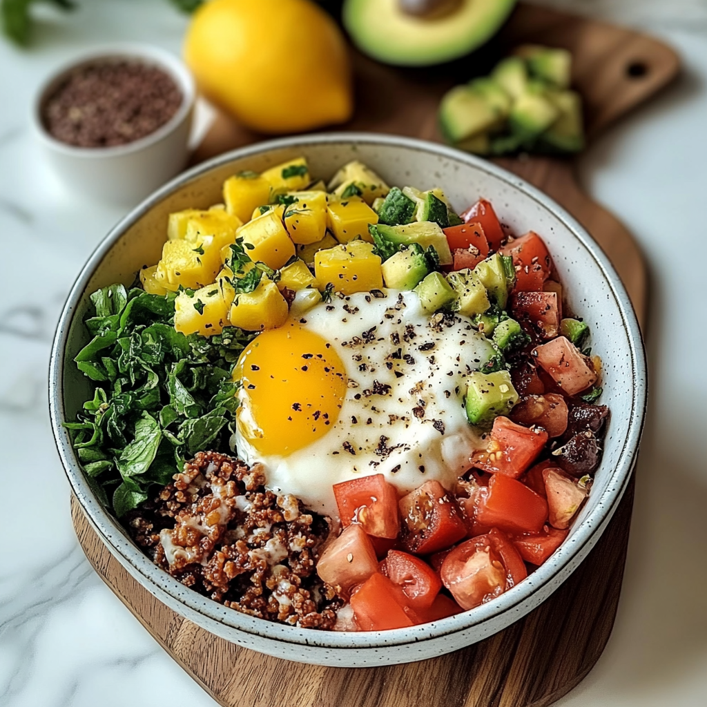 Recipe preparation for High-Protein Breakfast Bowls