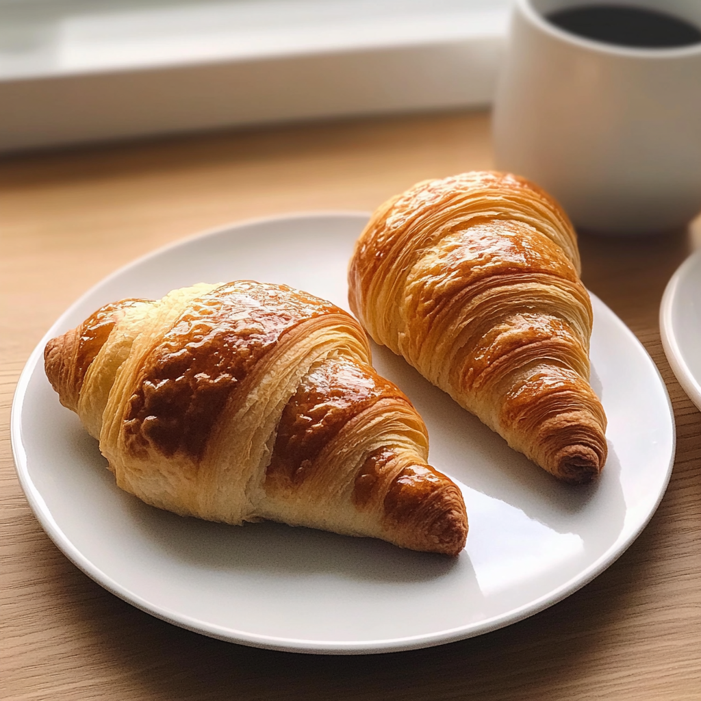 Recipe preparation for Buttery Flaky Croissants