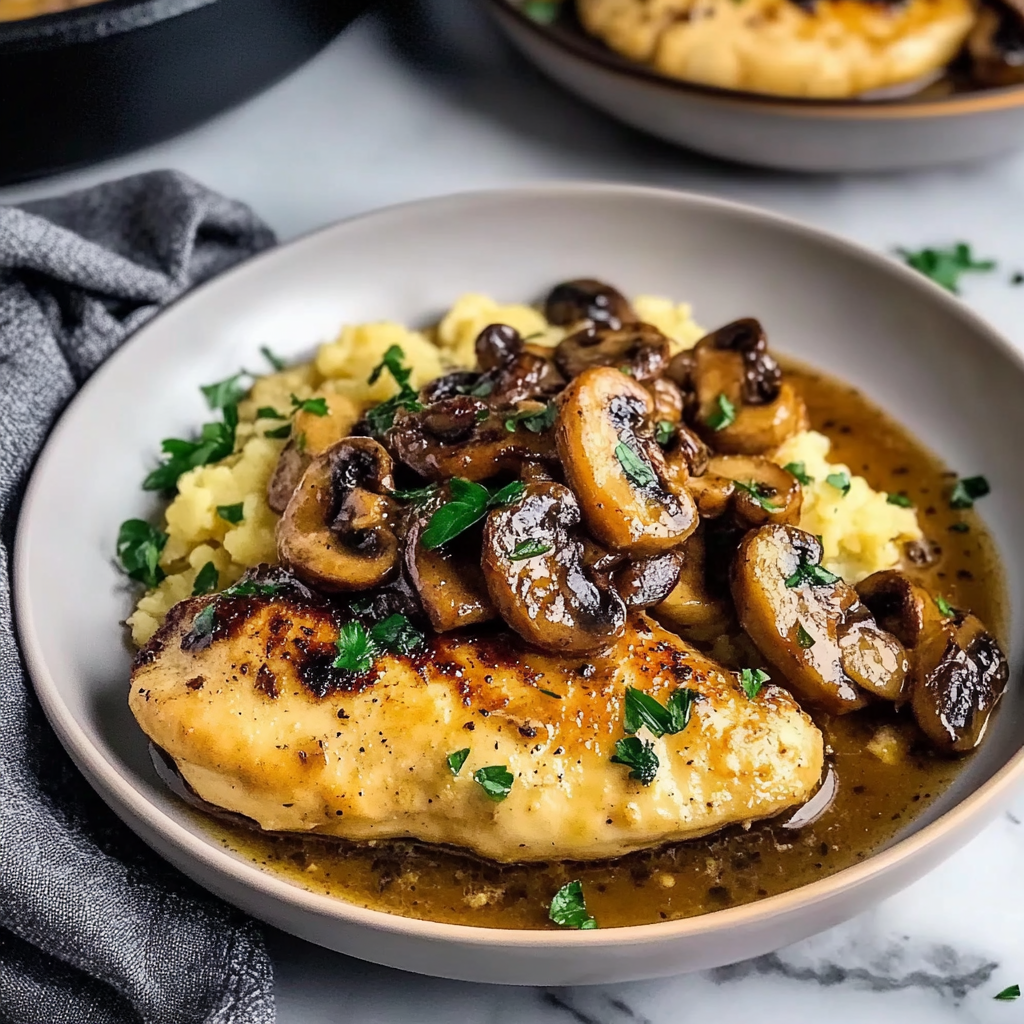 Recipe preparation for Best Chicken Marsala Recipe