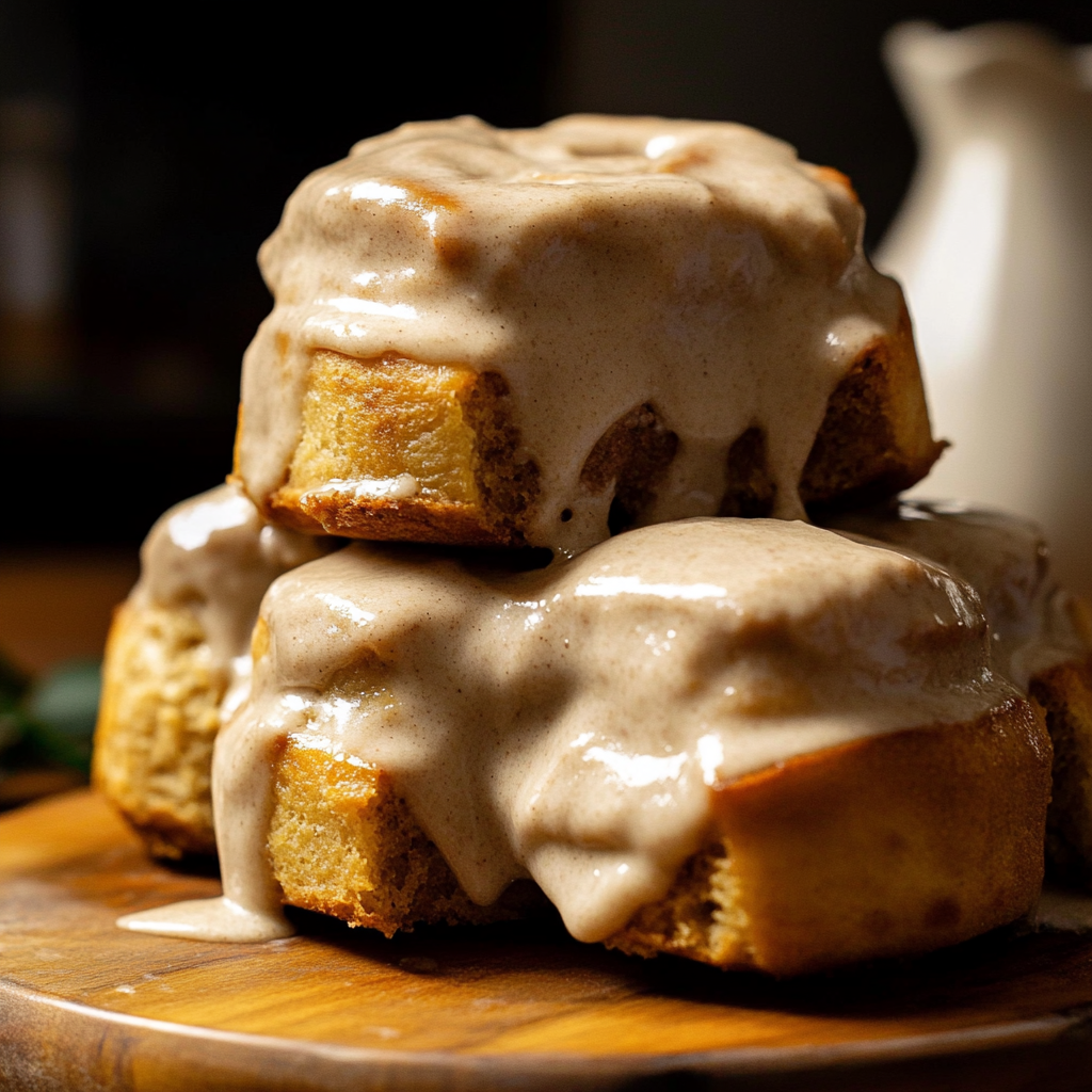 Recipe preparation for Vegan Chai Latte Cinnamon Rolls