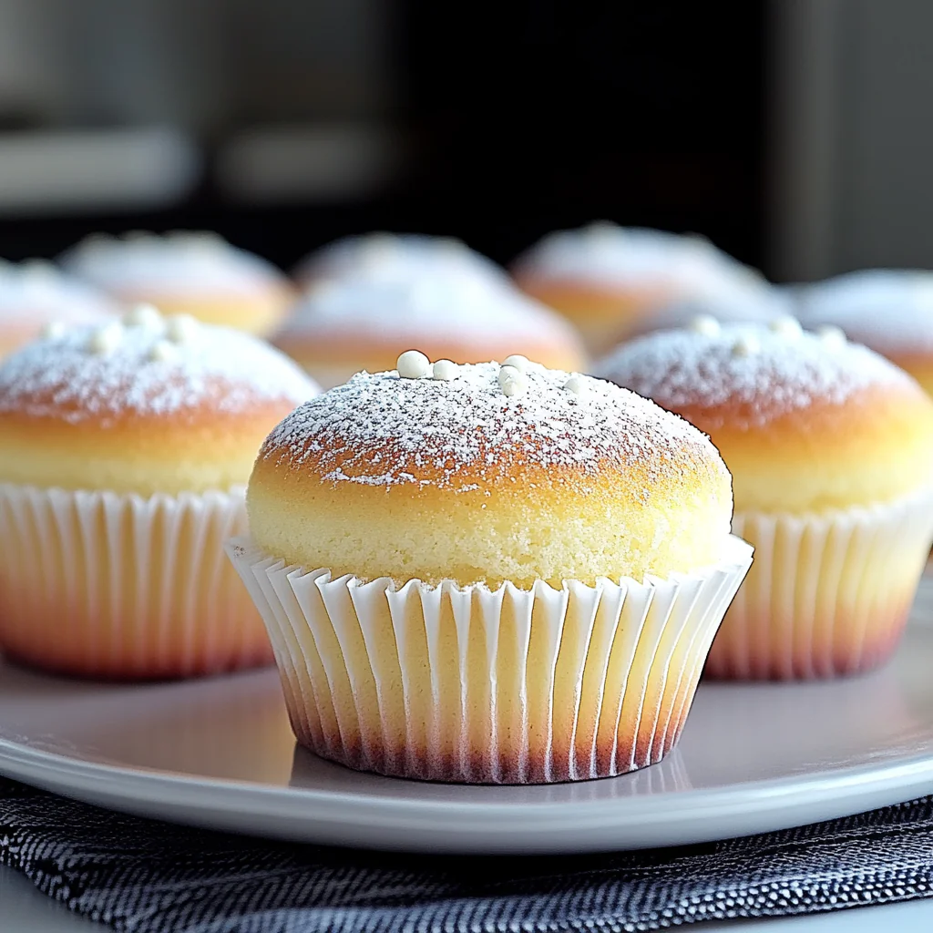 Recipe preparation for Fluffy Japanese Cotton Cheesecake Cupcakes