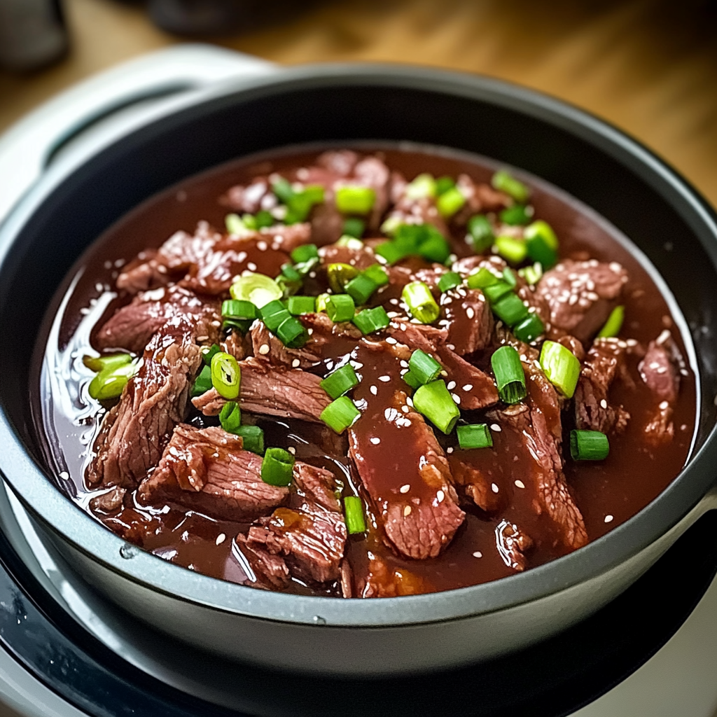 Recipe preparation for Slow Cooker Teriyaki Lamb