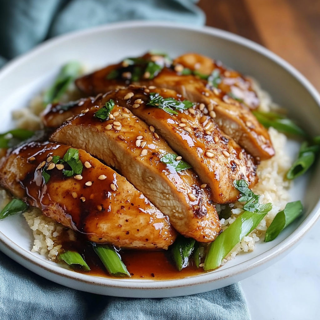 Recipe preparation for Honey Garlic Chicken