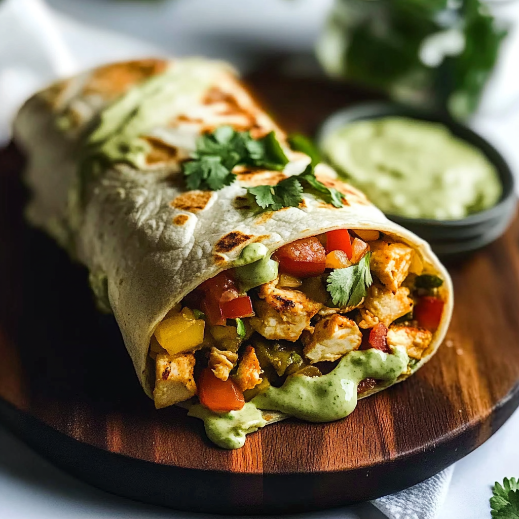 Recipe preparation for Chipotle Ranch Grilled Chicken Burritos: A Flavor-Packed Delight