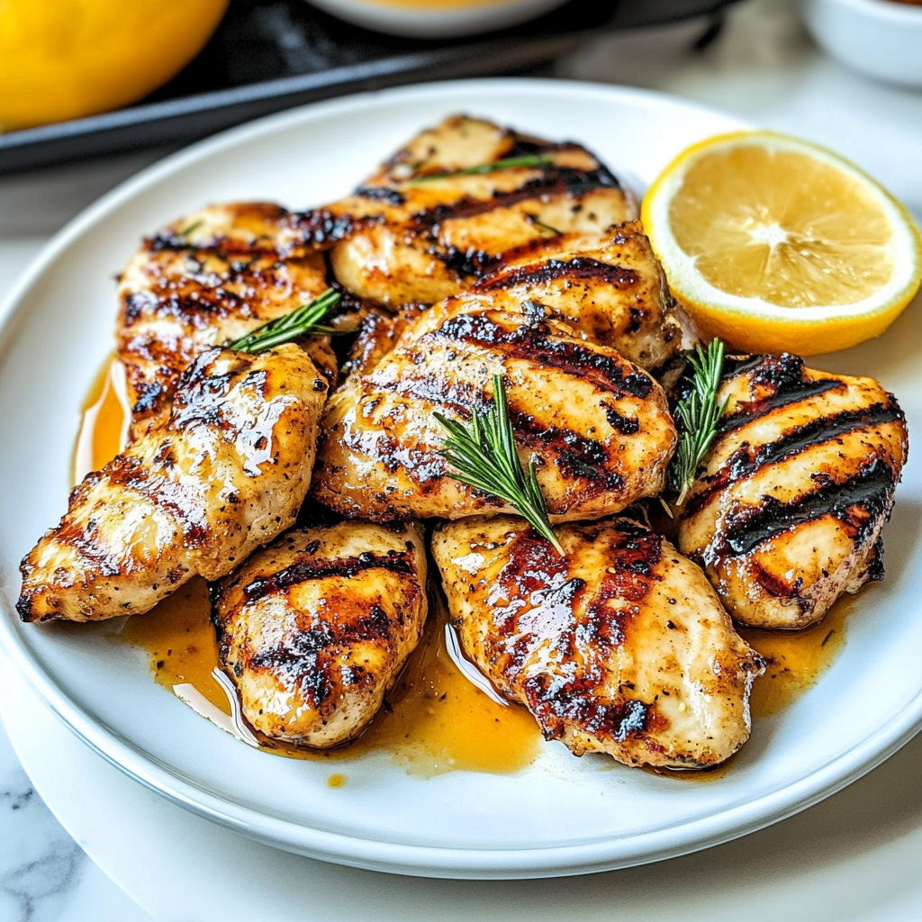 Recipe preparation for Grilled Honey Mustard Chicken Tenders