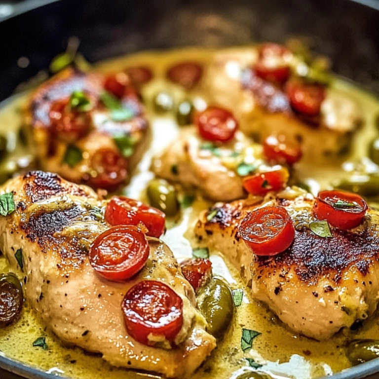 Irresistible Creamy Pepperoncini Chicken Skillet Recipe