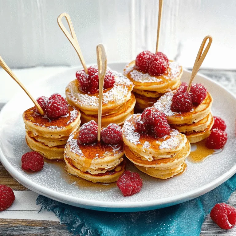 Irresistible Mini Pancake Stacks for a Special Breakfast