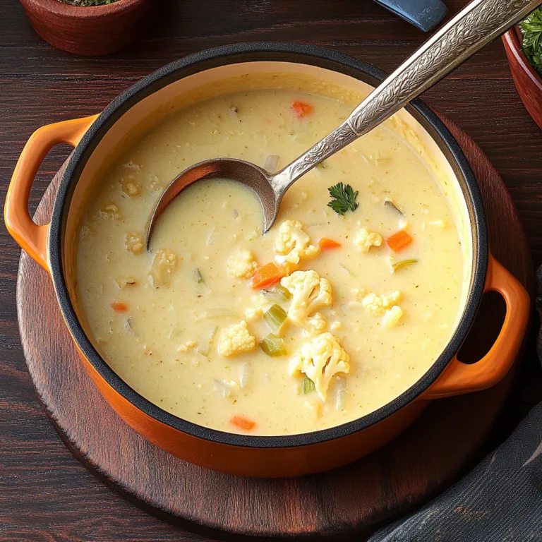 Creamy Cauliflower Soup: A Cozy Comfort Recipe