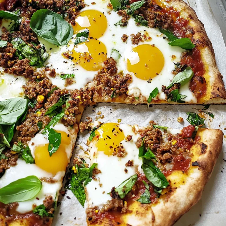 Irresistible Brunch Pizza with Eggs: A Perfect Treat