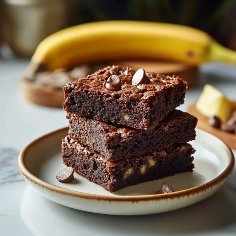 Decadent Healthy Banana Brownies Recipe You’ll Love