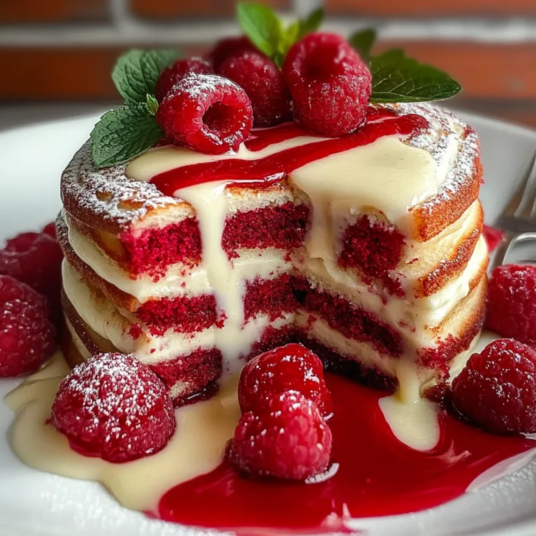 Indulge in Irresistible Red Velvet Pancakes Today!