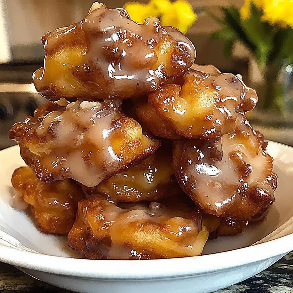 Recipe preparation for Baked Apple Fritters
