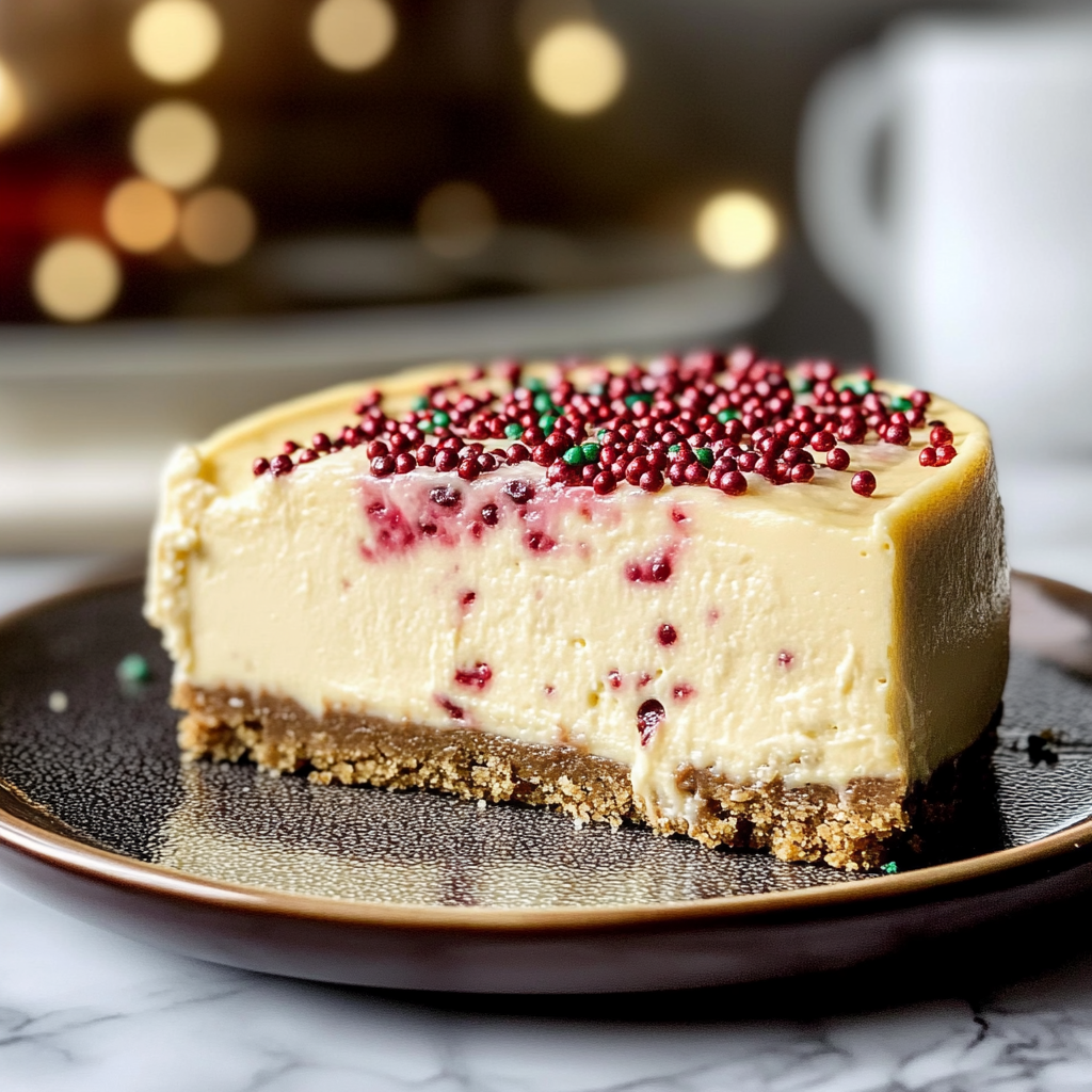 Recipe preparation for Sugar Cookie Cheesecake