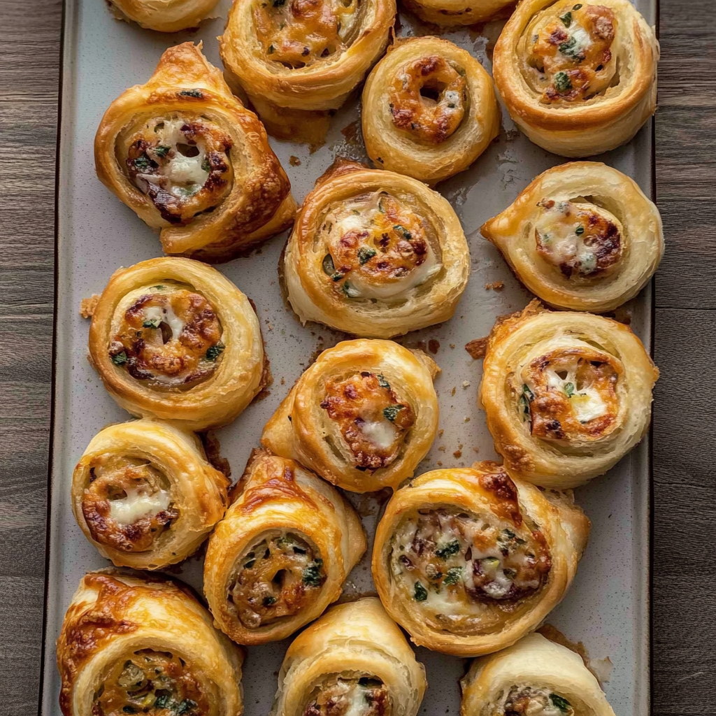 Recipe preparation for Jalapeno Popper Pinwheels