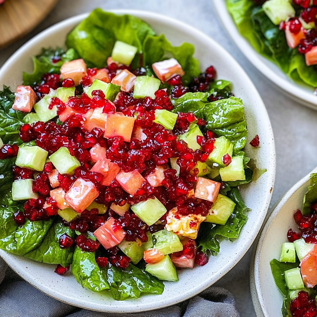 Recipe preparation for Cranberry Salad