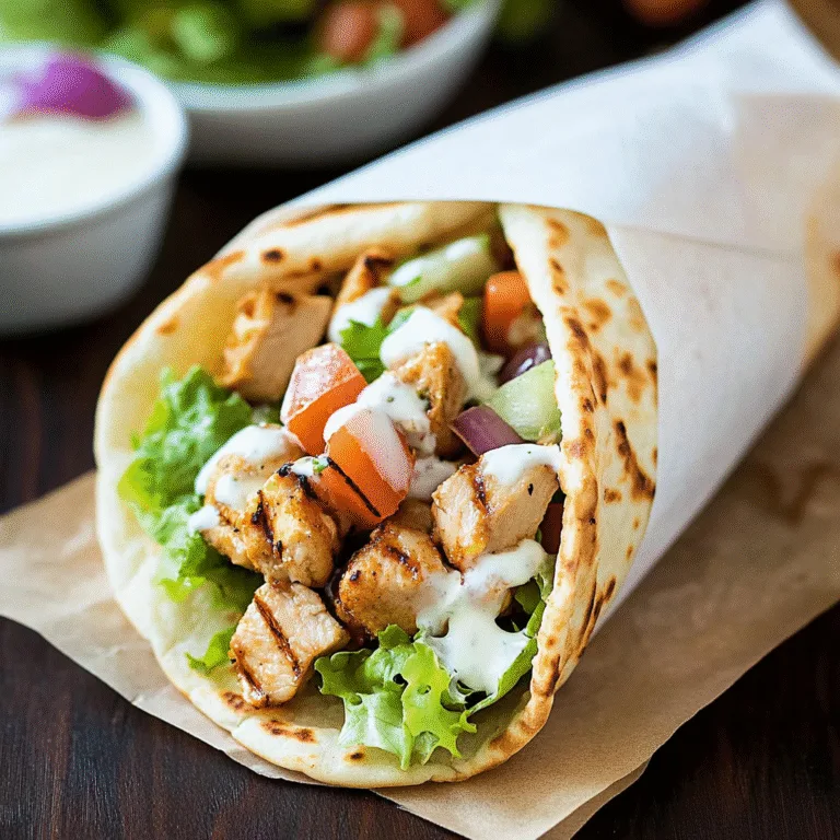 Irresistible Greek Chicken Pita Recipe for Flavor Lovers