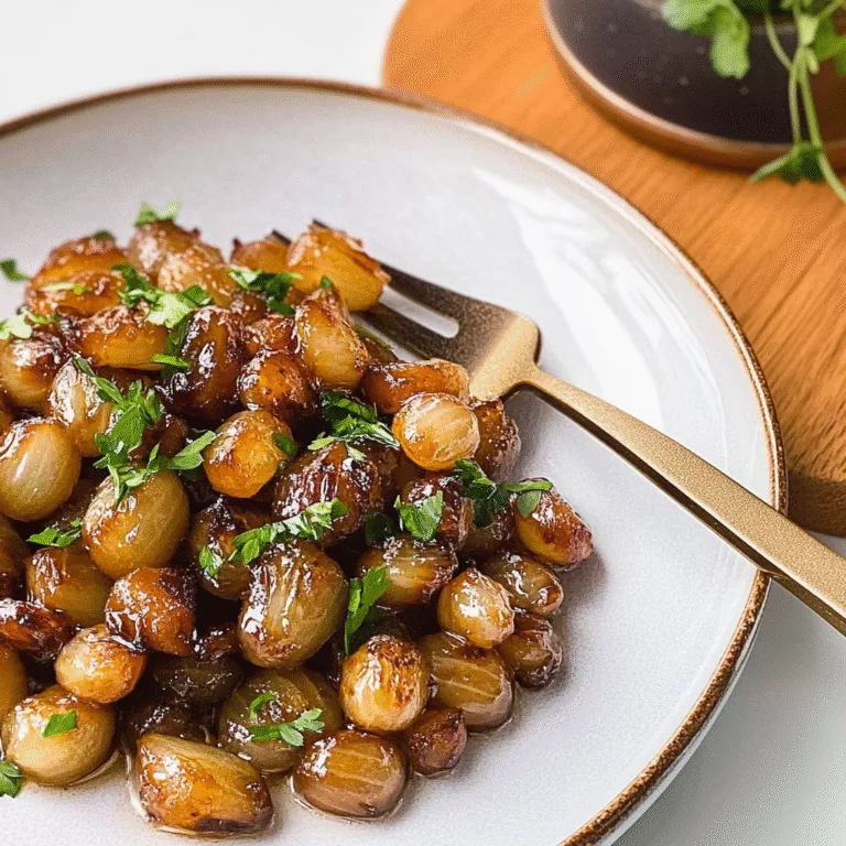 Irresistible Glazed Pearl Onions: A Sweet Delight Recipe