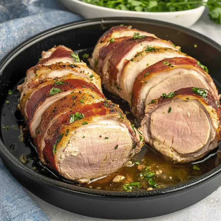 Irresistible Bacon-Wrapped Pork Tenderloin Recipe