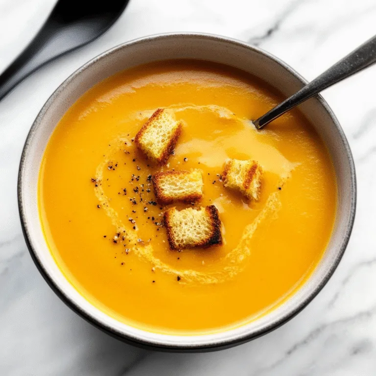 Creamy Sweet Potato Bisque: A Cozy Delight Recipe