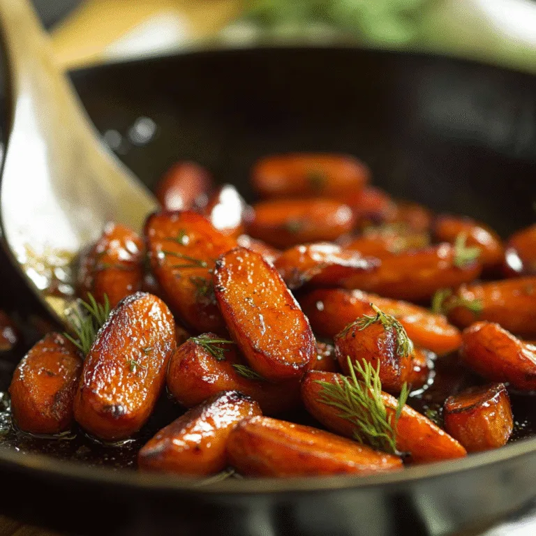 Irresistible Honey Roasted Carrots with Dill Recipe