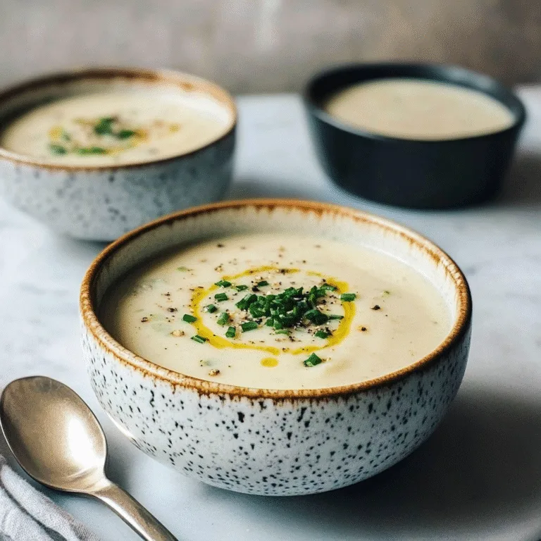 Creamy Parsnip Soup with Chives: A Cozy Delight