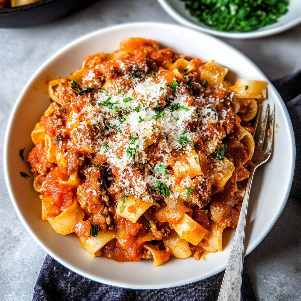 Recipe preparation for Sausage Apple Pumpkin Ragu