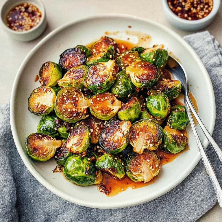 Irresistible Maple Chili Brussels Sprouts Recipe Delight