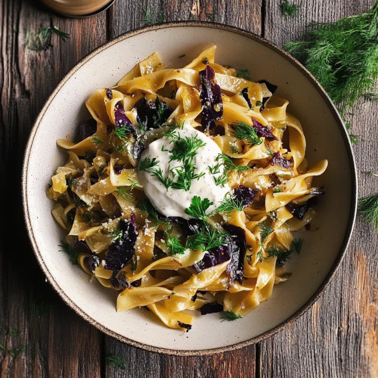 Irresistible Caramelized Cabbage and Buttered Noodles Recipe