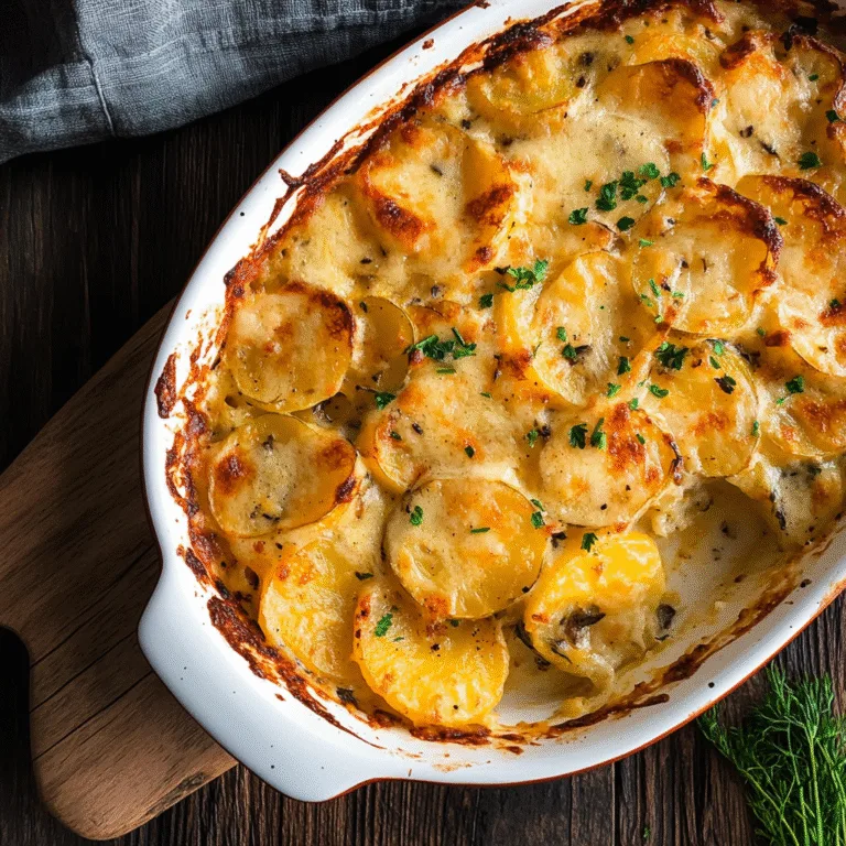 Decadent Brown Butter Potato and Leek Bake Recipe