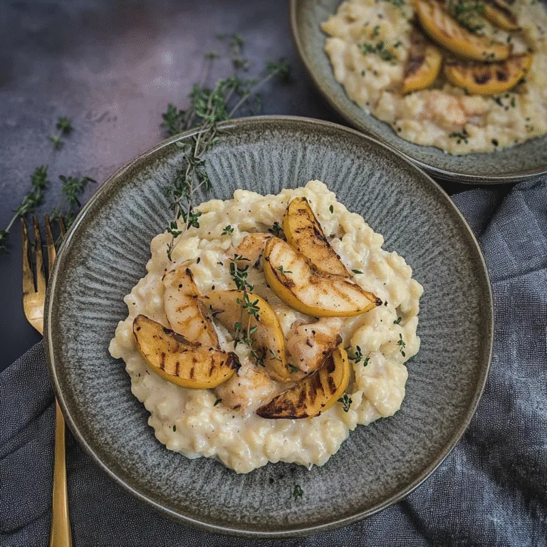 Irresistible Gorgonzola & Pear Risotto Recipe Delight