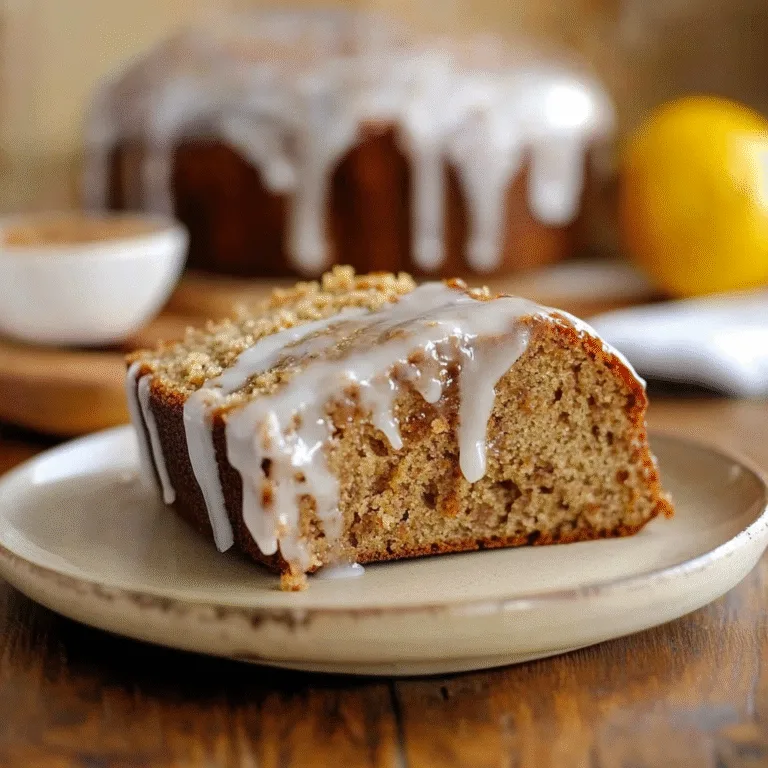 Irresistible Gingerbread Loaf with Citrus Glaze Recipe