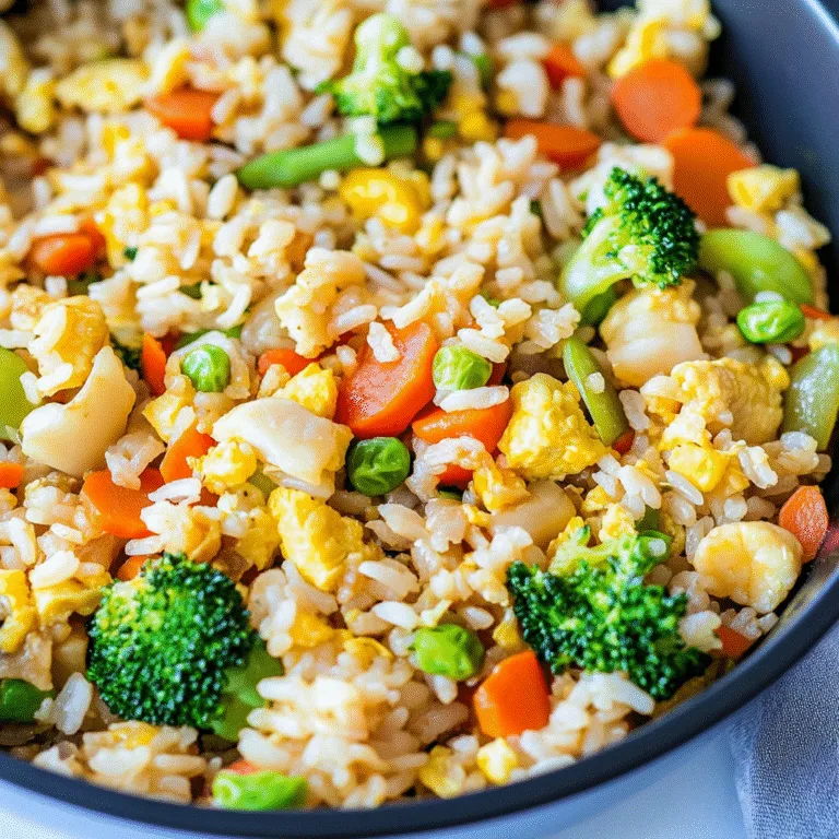 Colorful Veggie-Packed Fried Rice Recipe for All Ages