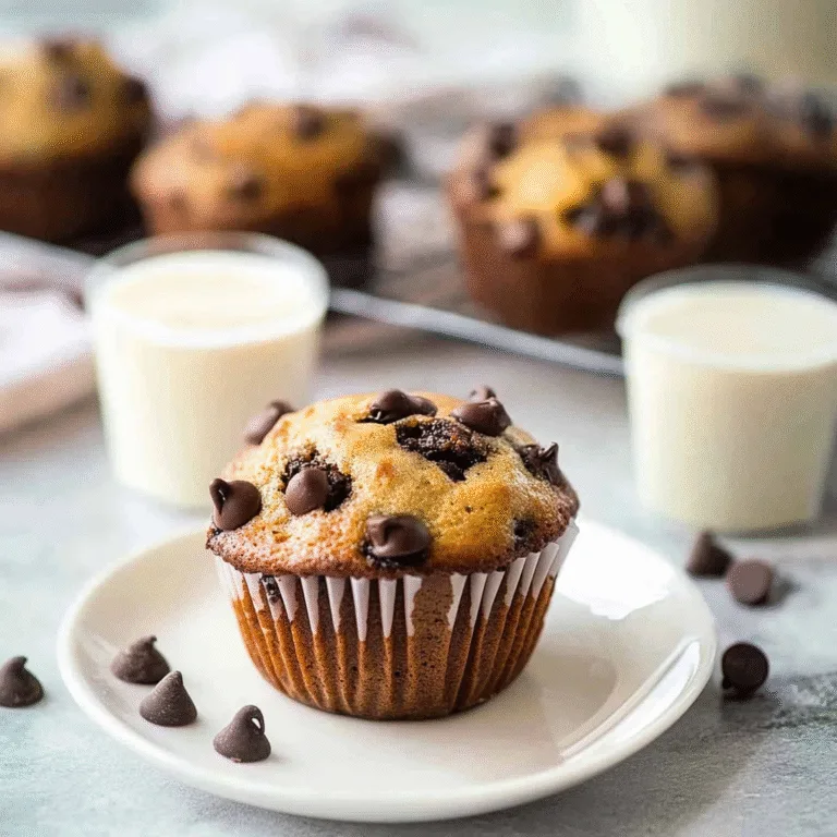 Irresistible Classic Chocolate Chip Muffins Recipe