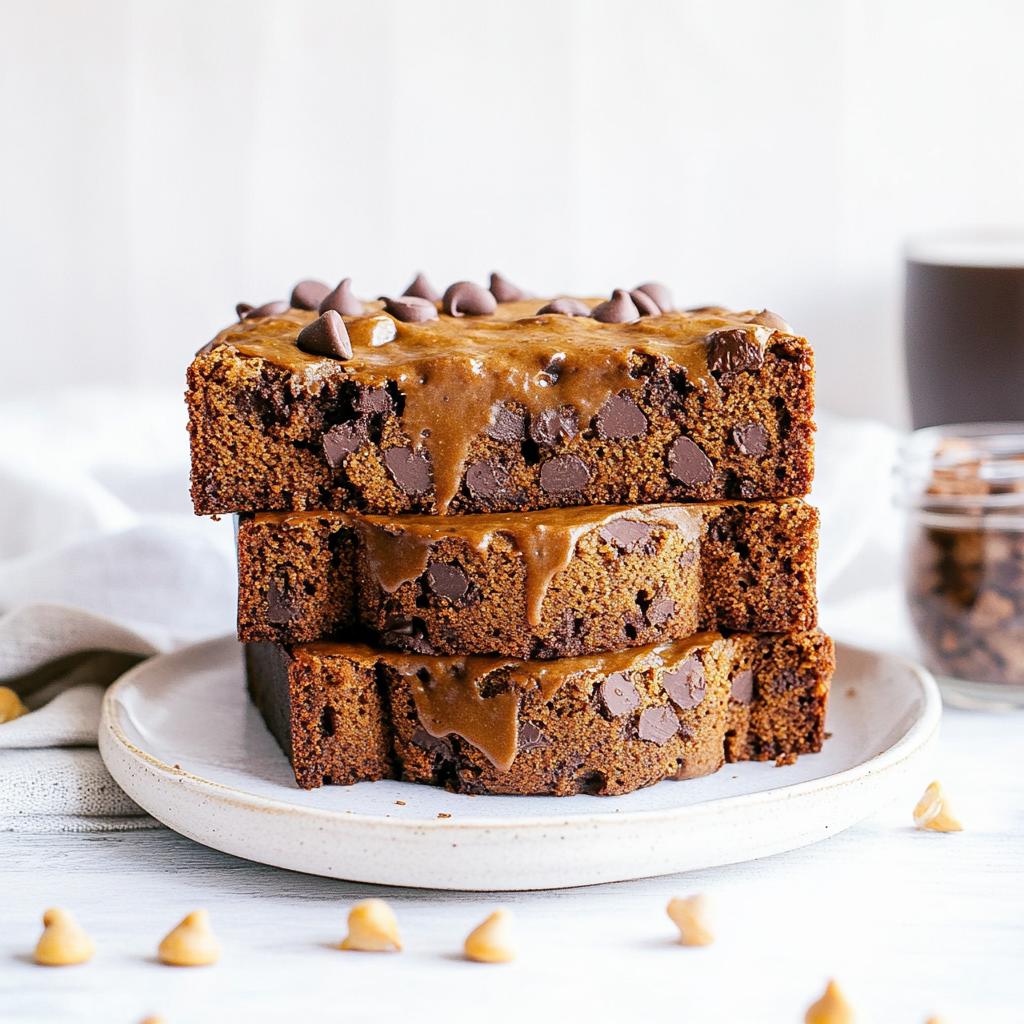 Recipe preparation for Gingerbread Chocolate Chip Loaf