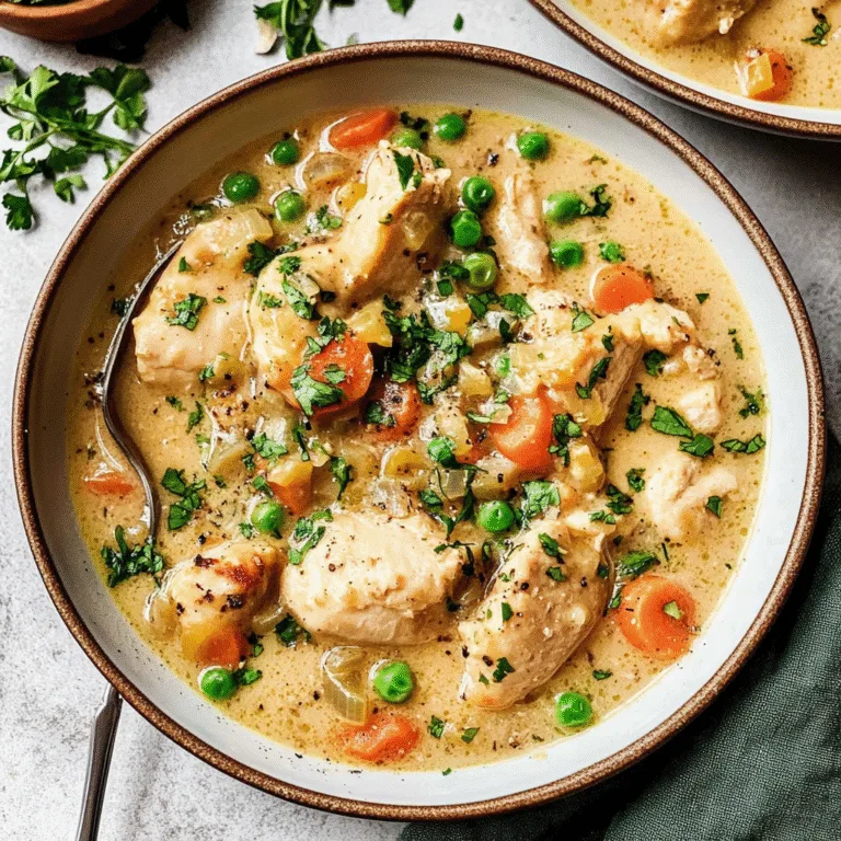 Irresistible Creamy Garlic Chicken Stew Recipe to Savor