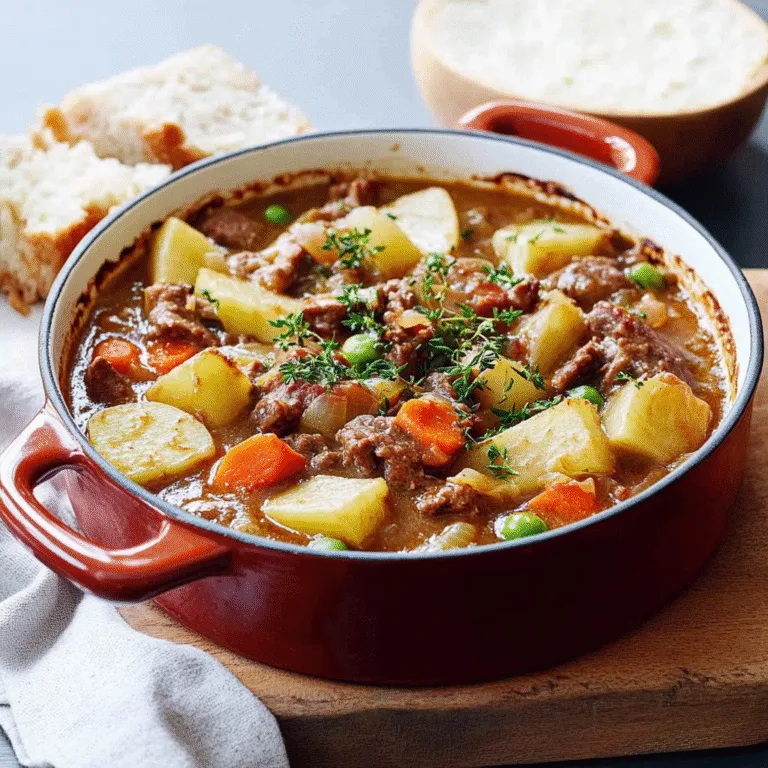 Cozy Winter Veggie & Beef Casserole Recipe Delight
