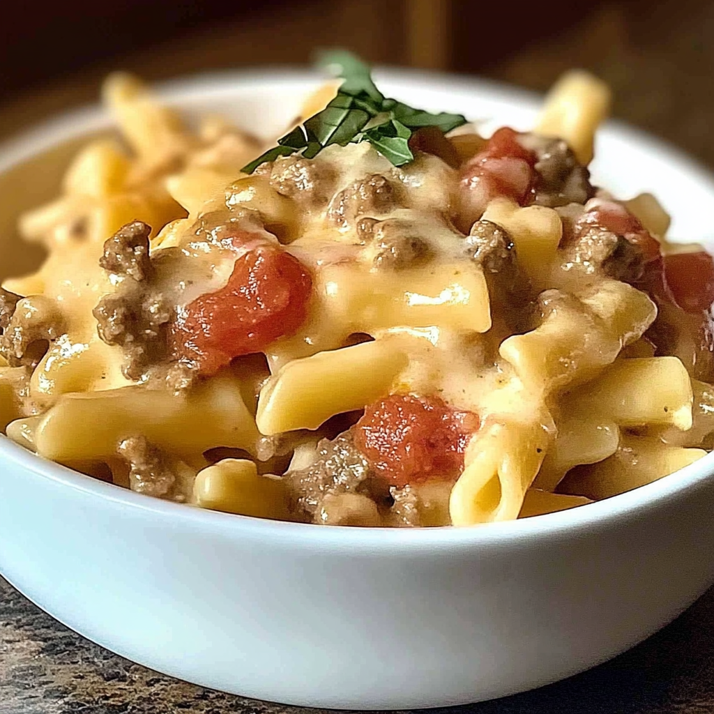 Recipe preparation for Rotel Pasta Fiesta