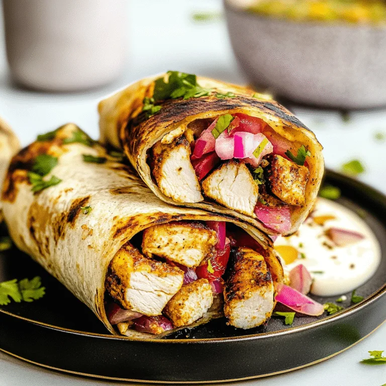Irresistible Chicken Shawarma Wraps: A Flavorful Delight