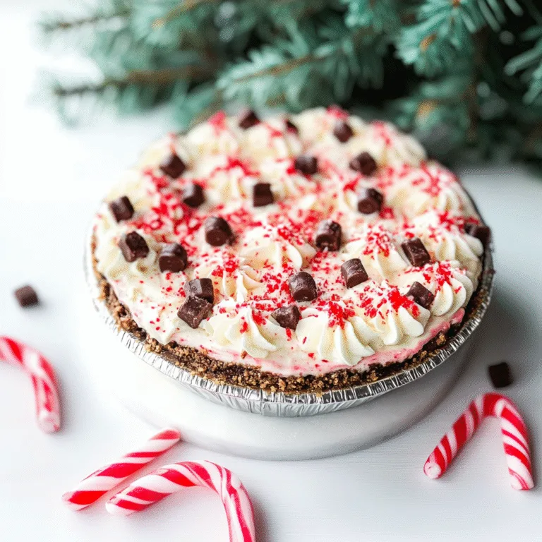 Irresistible Peppermint Pudding Pie Recipe for Holidays