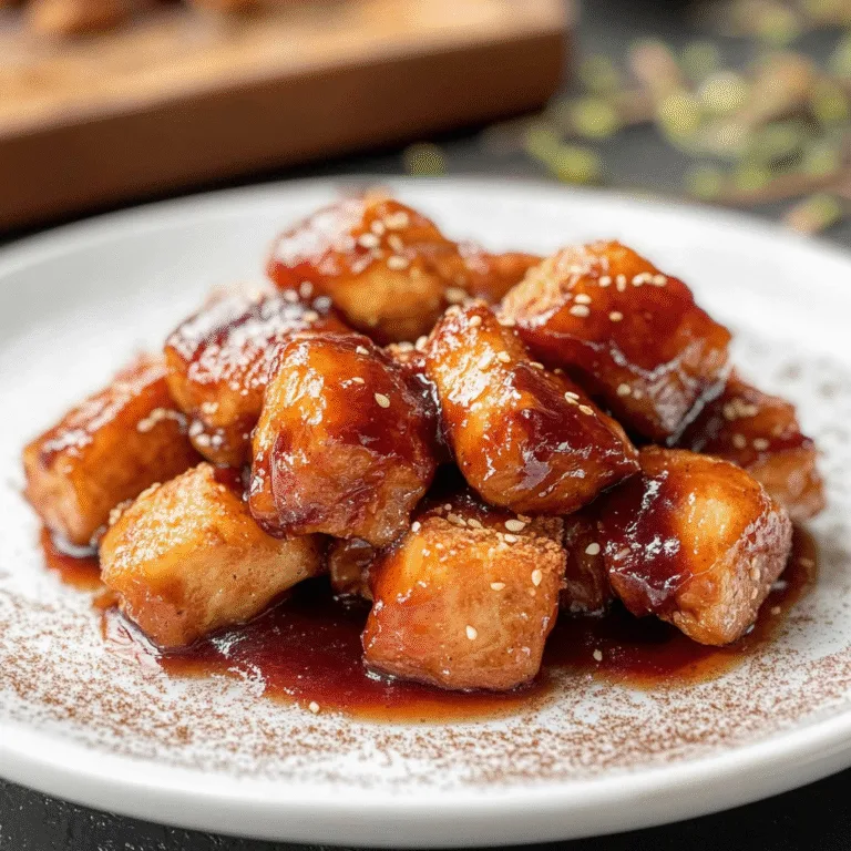Irresistible Cranberry Maple Glazed Chicken Bites Recipe
