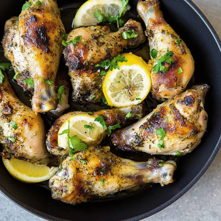 Irresistible Lemon Butter Chicken Drumsticks Recipe