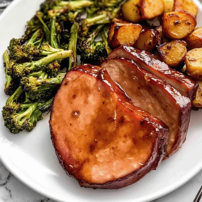 Irresistible Brown Sugar Glazed Ham Steak Recipe