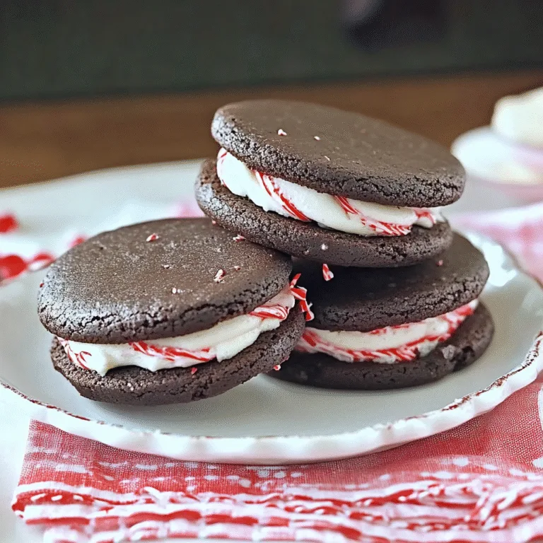 Irresistible Chocolate Peppermint Sandwich Cookies Recipe