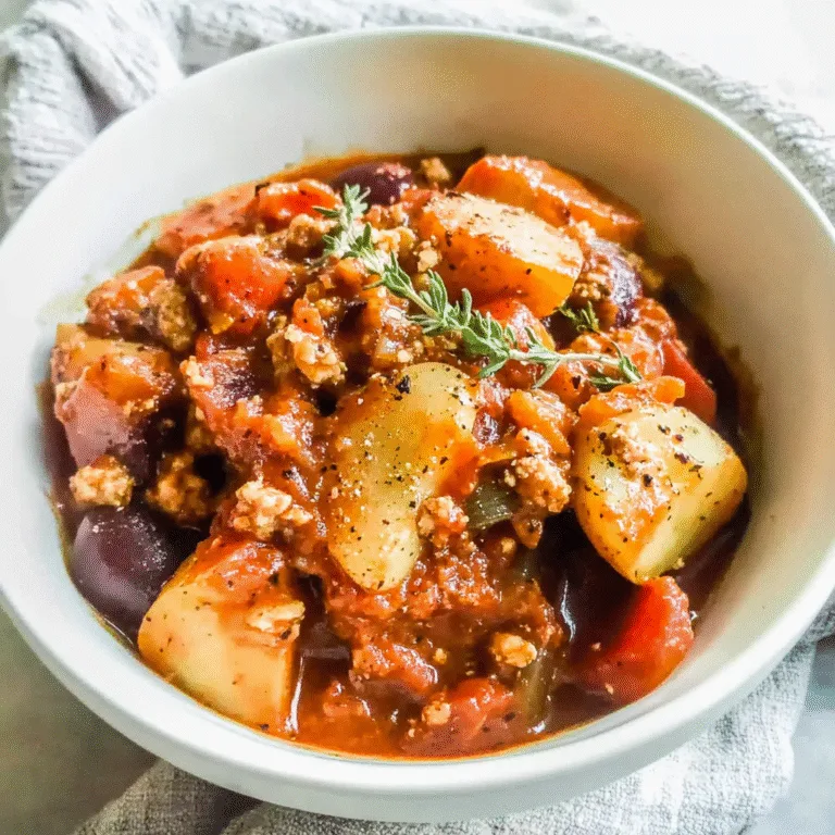 Cozy Apple Sage Turkey Chili for Chilly Evenings