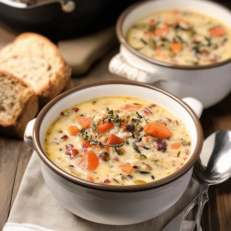 Comforting Turkey Wild Rice Soup Recipe for Cozy Nights